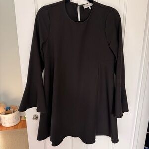 Wayf Black A-Line Mini Dress